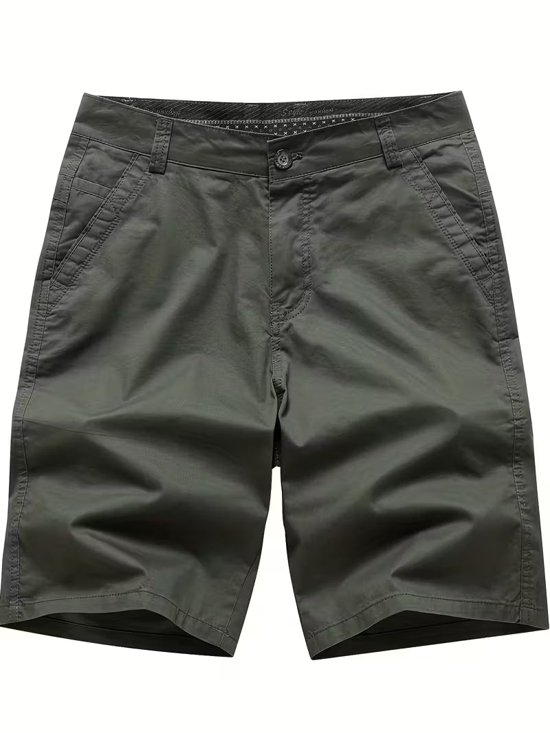 Pantalon Corto Cargo para Hombre talla XL Gris Claro