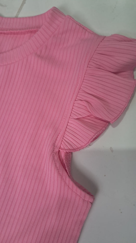 Blusa para niña cuello redondo 7-8 años