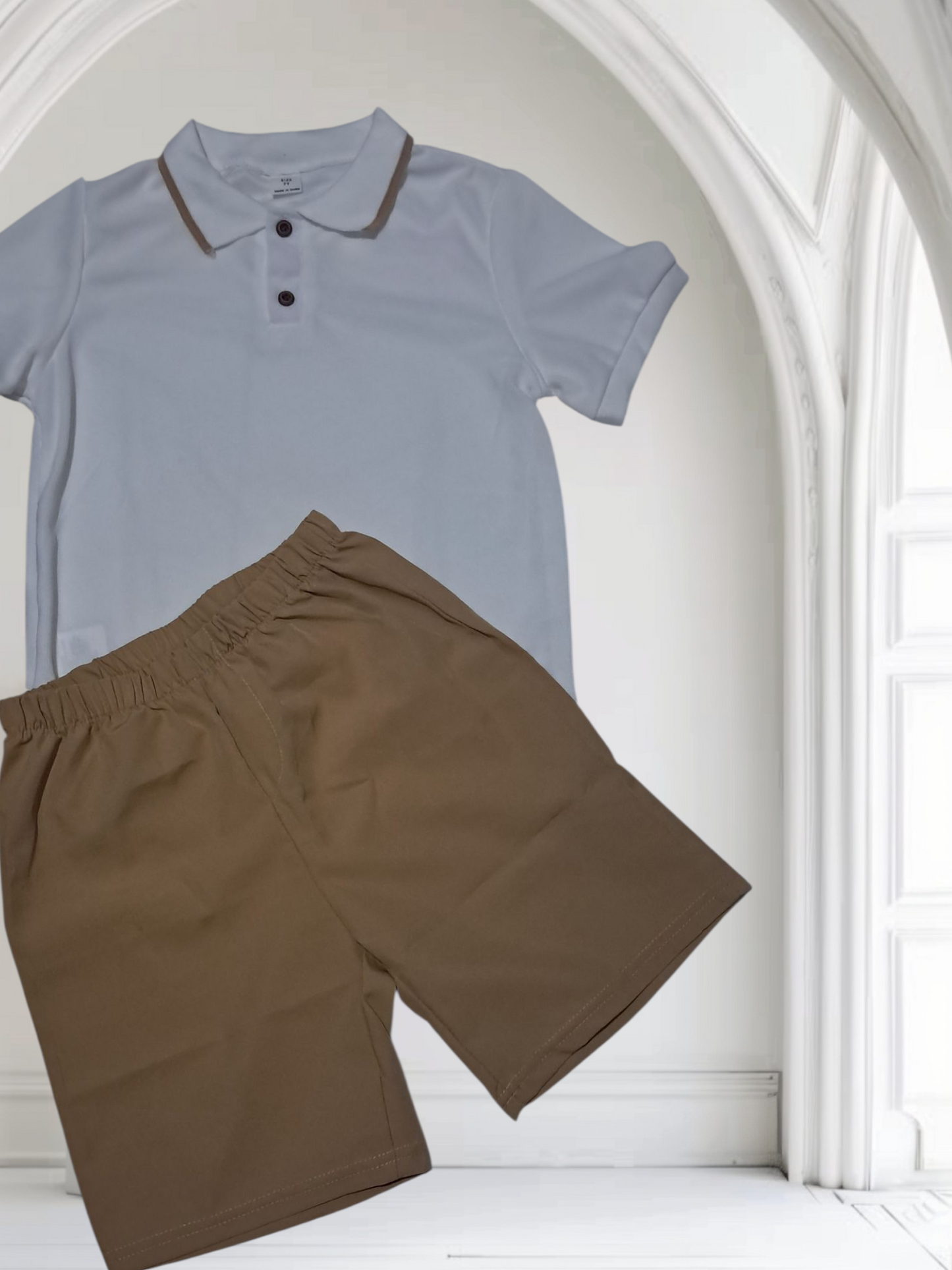 Conjunto Pantalón corto y Tshirt niños 6-7 años