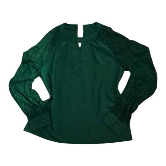 Blusa Verde Esmeralda Mangas largas talla M