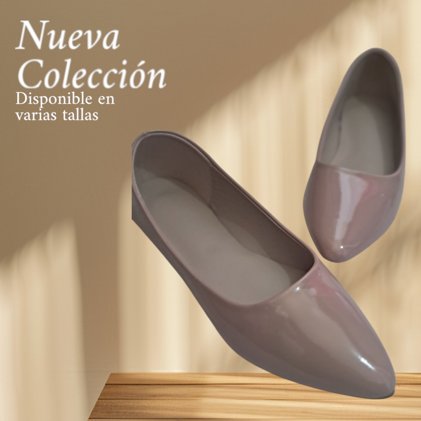 Zapatos planos para mujer Beige