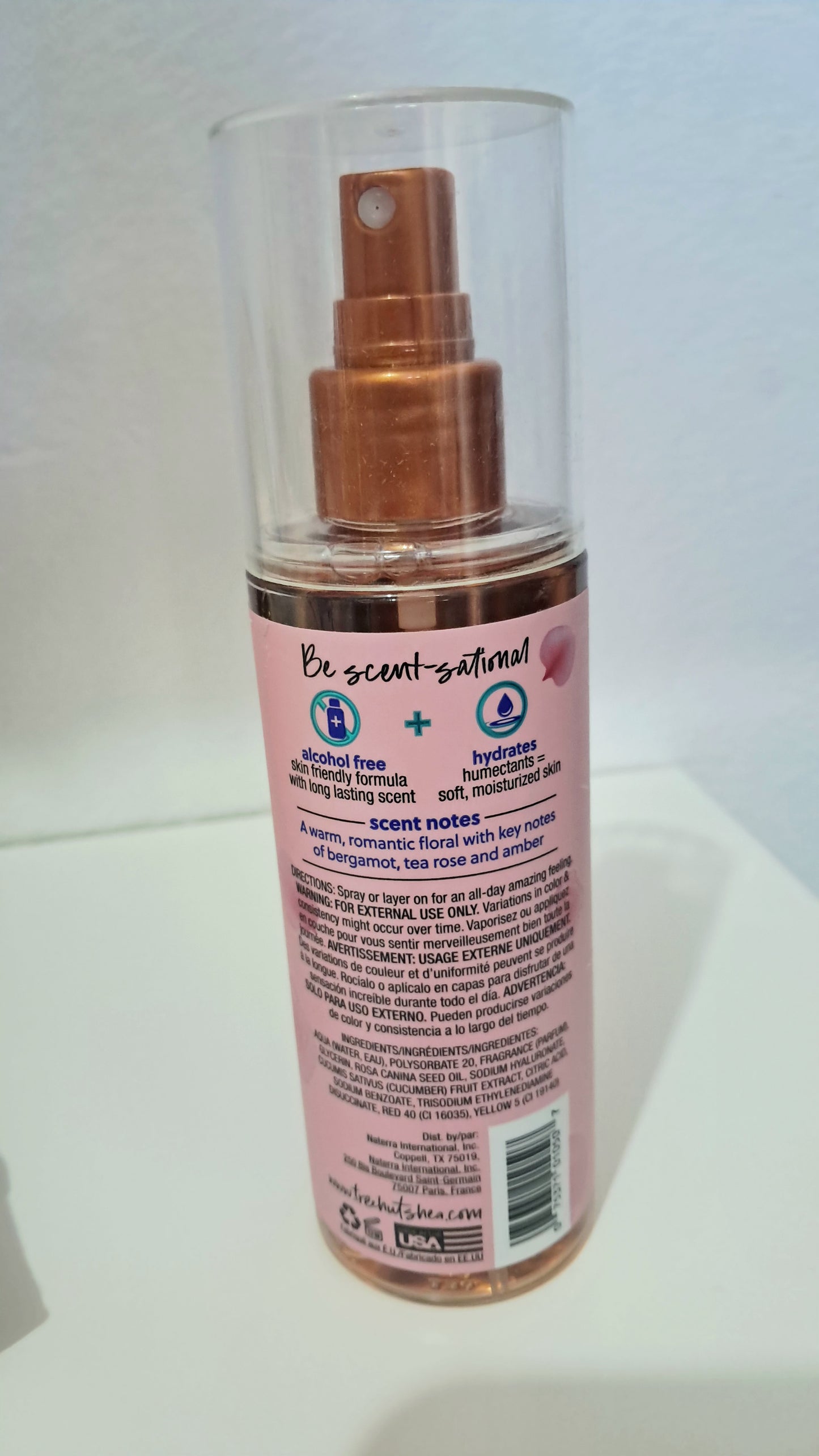 Fragancia Tree Hut Spray Corporal con aceites esenciales, aroma Floral ligero para mujer