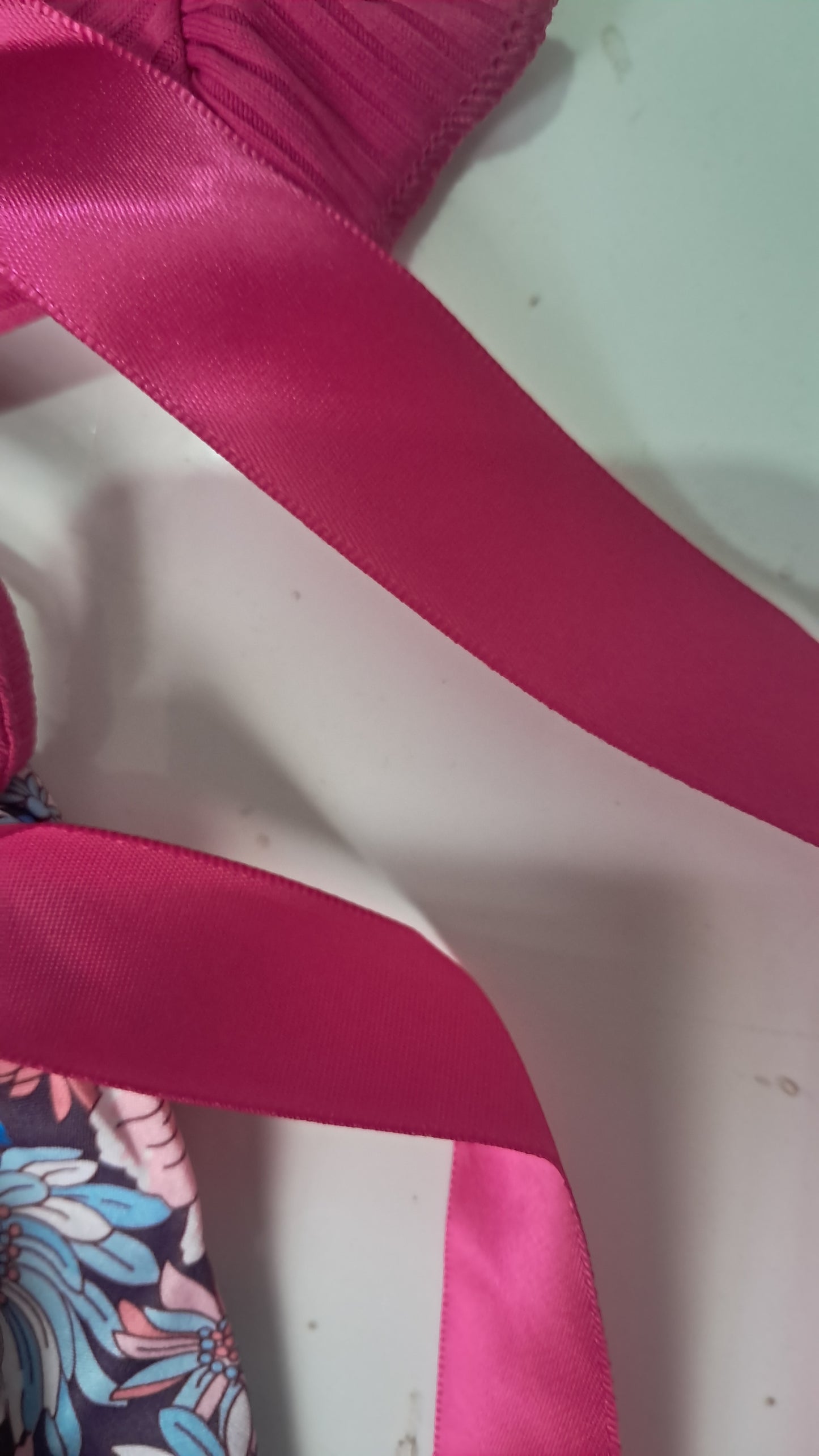 Vestido Floral para ñinas con lazo de cinta Mangas con Volantes Rosa 1 a 3 años