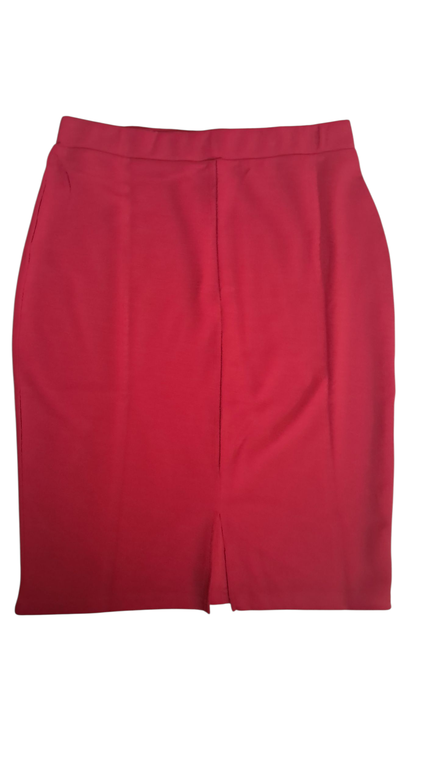 Falda Lapiz Midi Elegante Rojo Talla XL