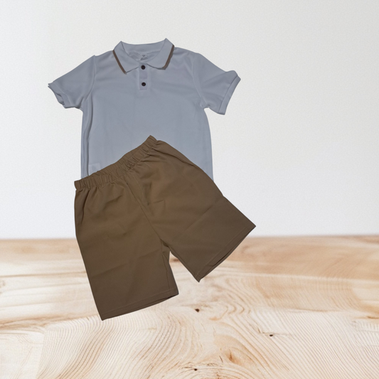 Conjunto Pantalón corto y Tshirt niños 6-7 años