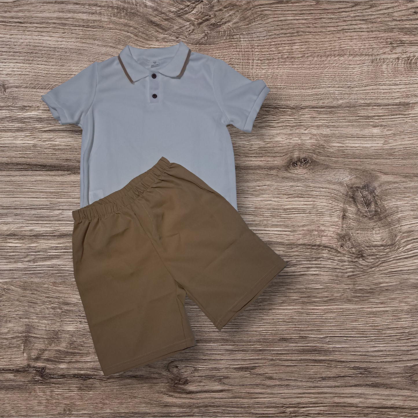 Conjunto Pantalón corto y Tshirt niños 6-7 años