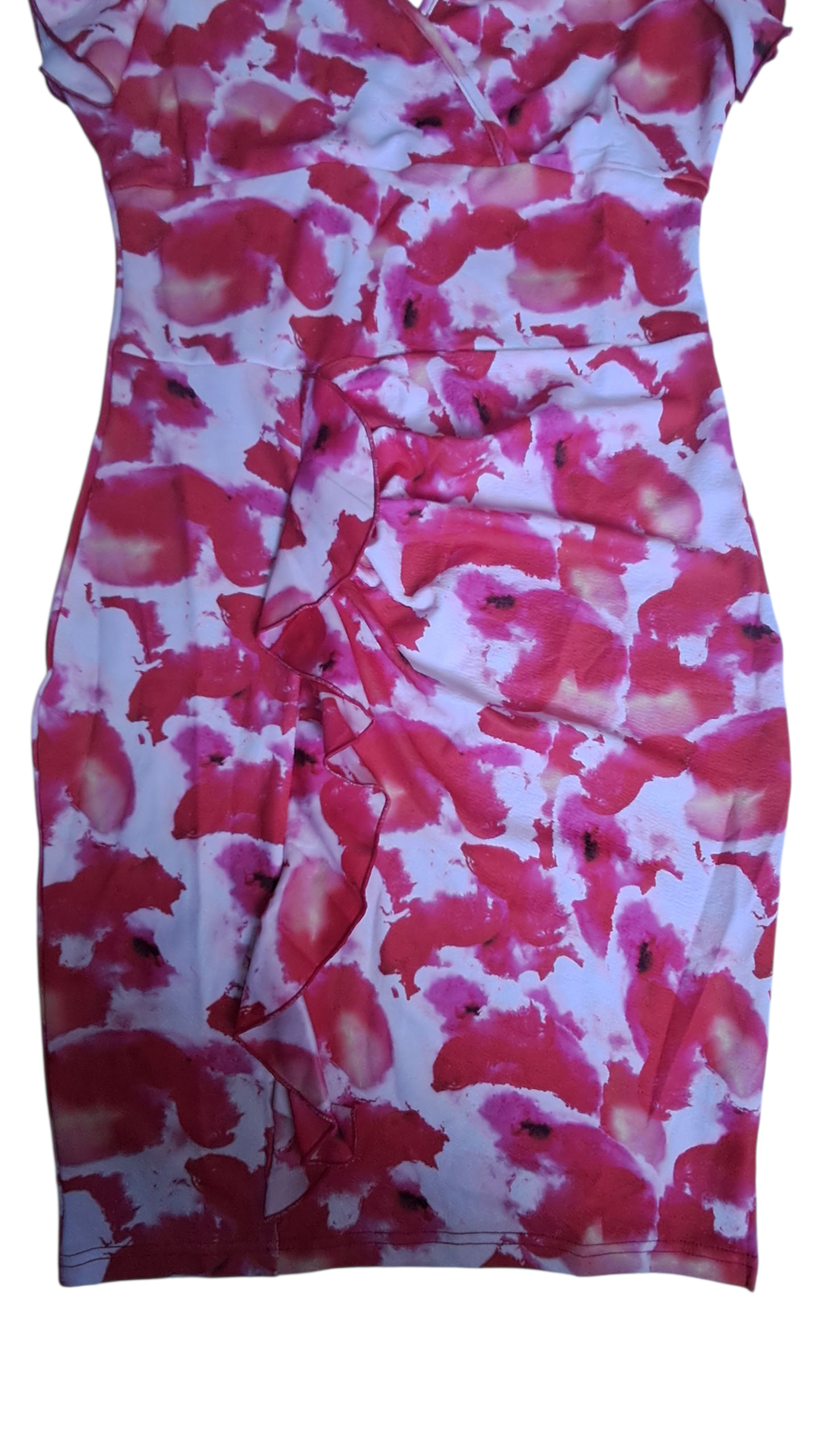 Vestido Casual Moderno Midi Floral