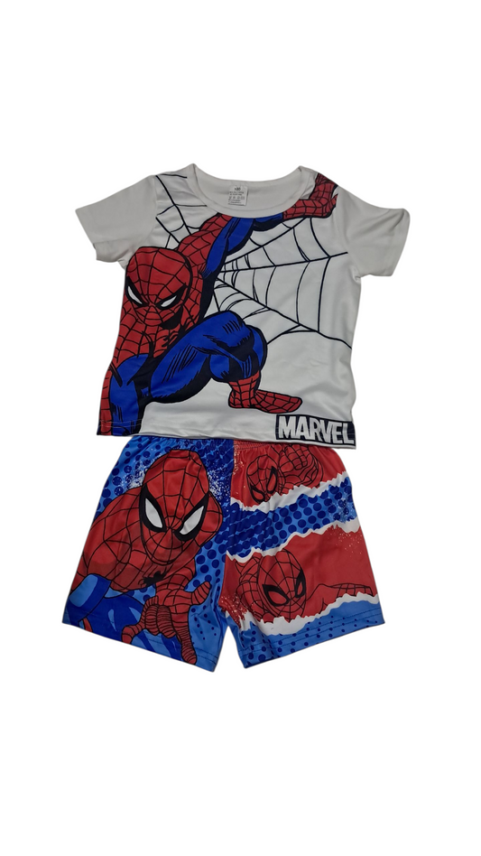 Conjunto de súper héroe Hombre Araña. Divertido 3-4 años