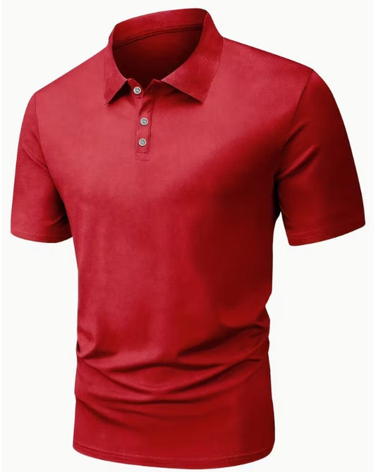 Poloshirt Mangas Cortas Rojo Hombre