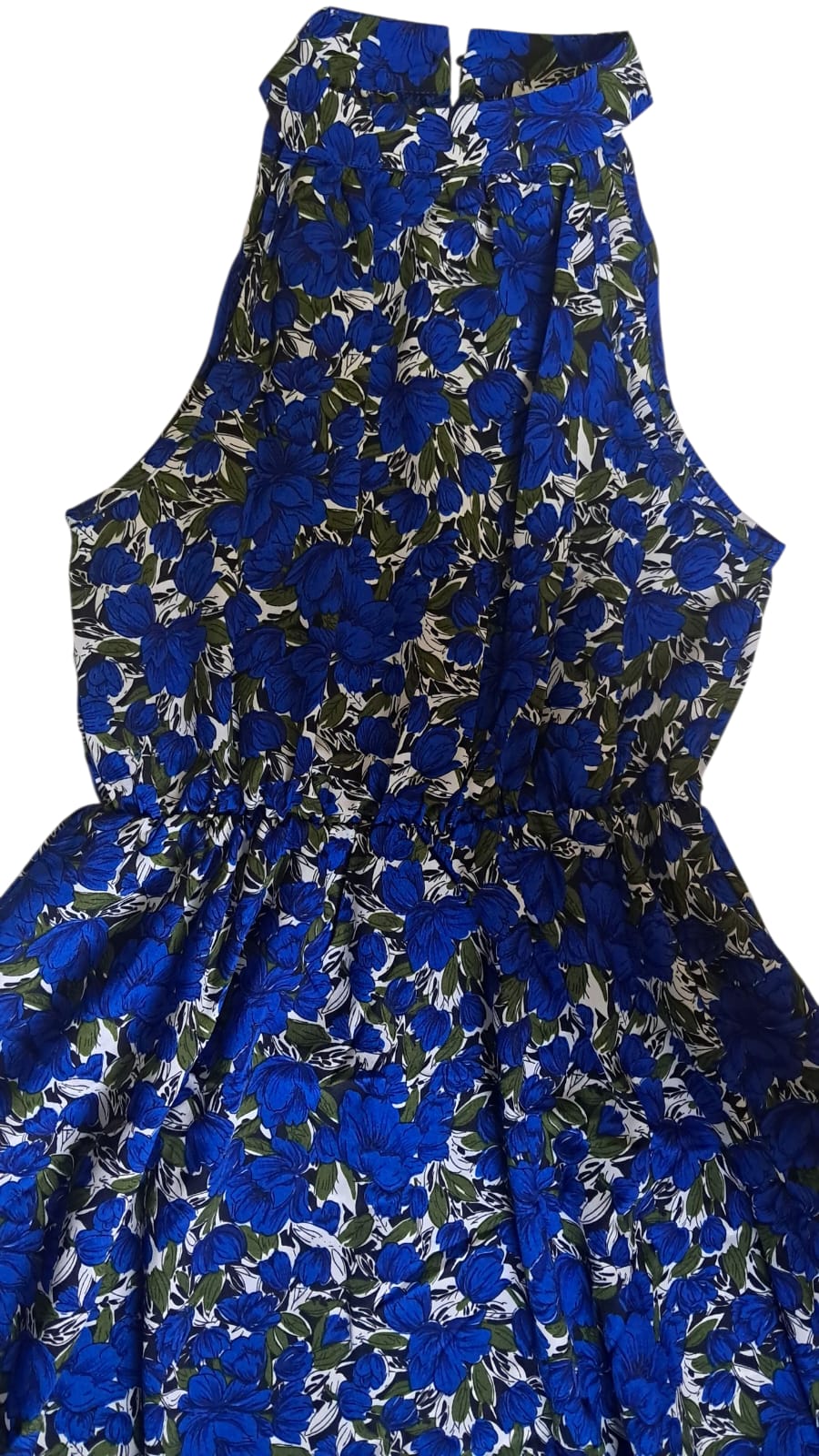 Vestido MIDI Cuello Halter Estampado  Small