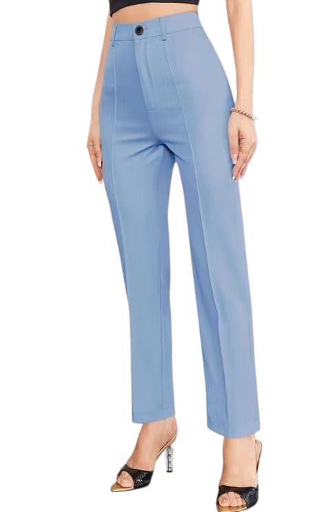 Pantalon cintura alta  azul Talla M