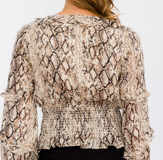 Blusa estampada Animal Print