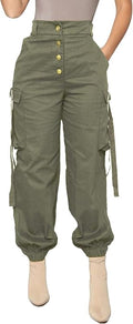 Pantalon Cargo Con botones