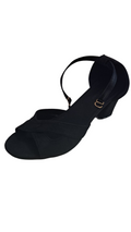 Zapatillas Hebillas Negra para mujer Size 7.5
