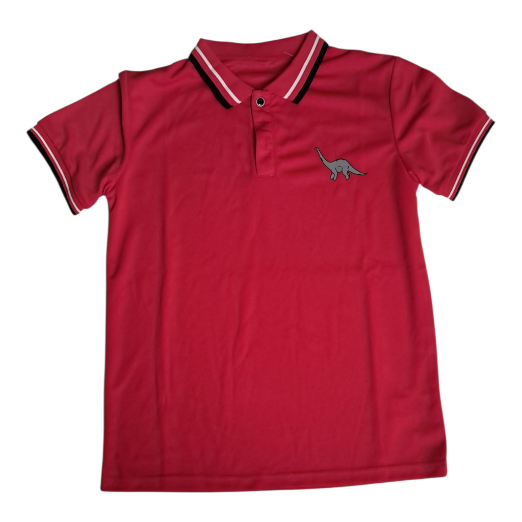 Poloshirt para niños Mangas cortas con cuello Rojo 11-12 años