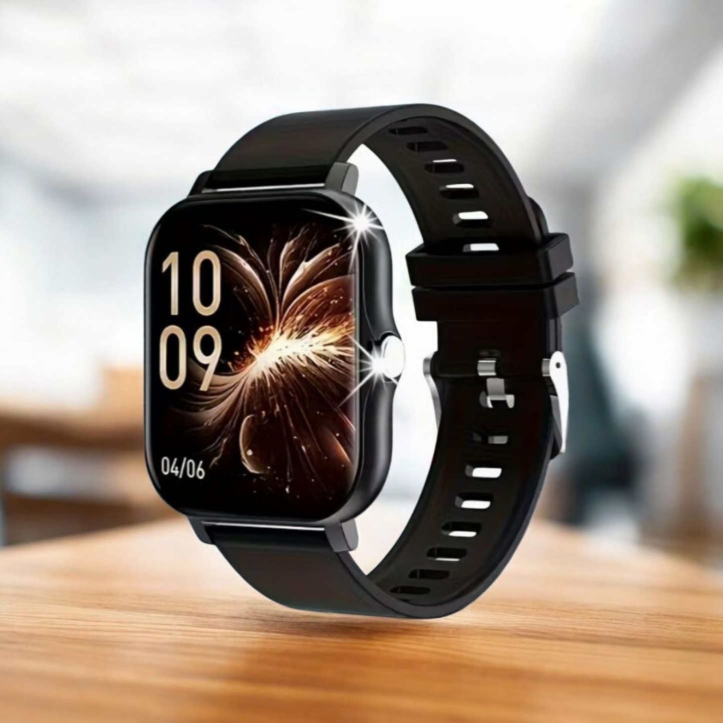 Reloj deportivo inteligente Color negro