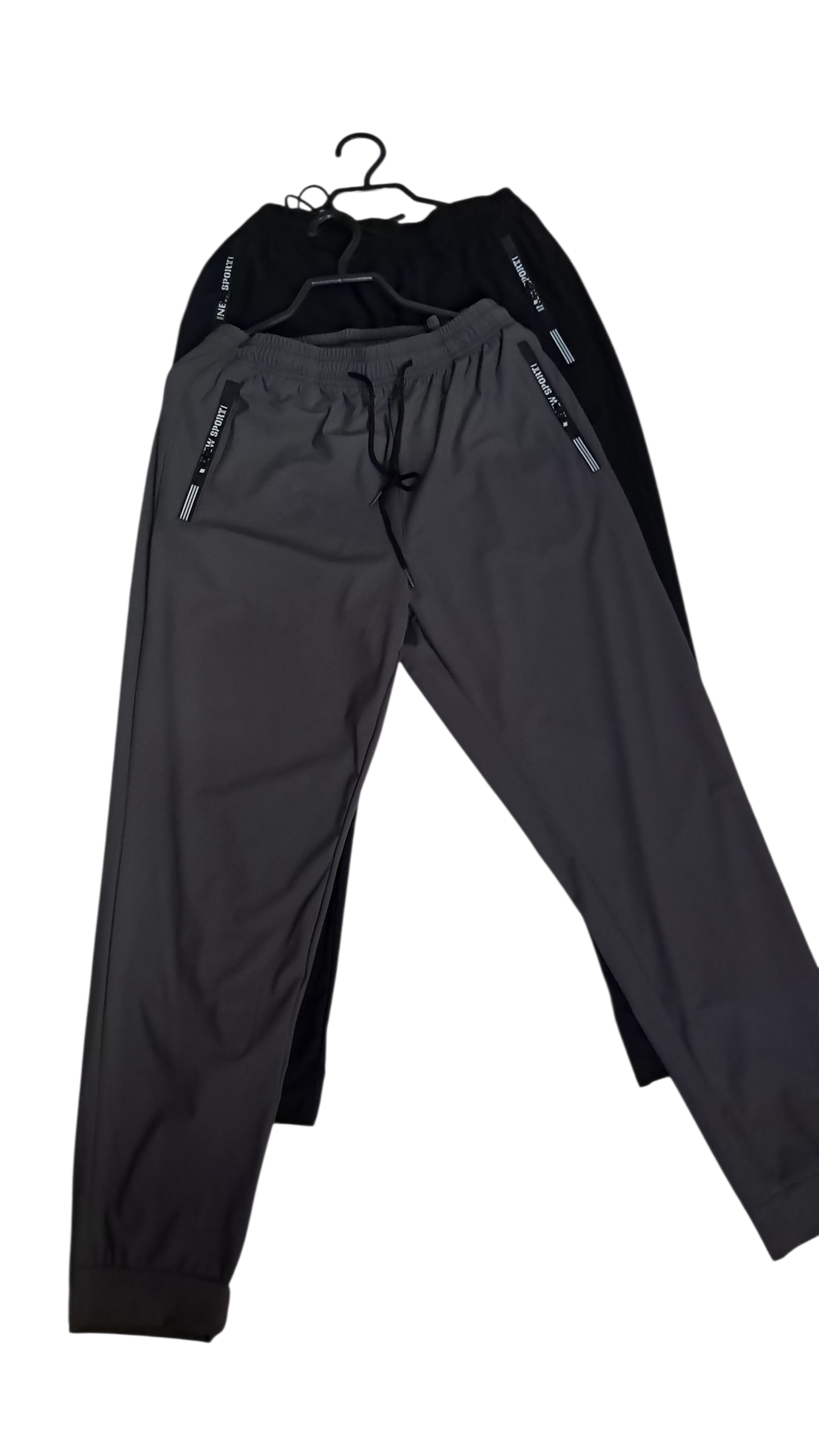 Pantalón Jogger para Hombre Talla M Negro Gris