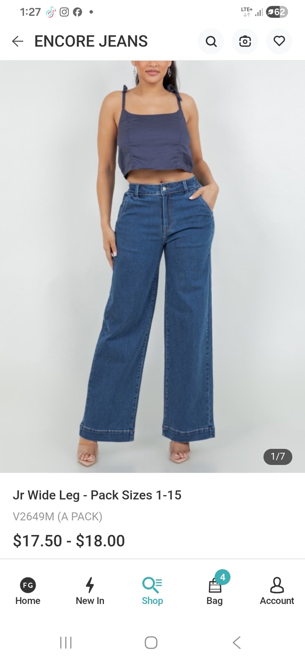 Encore Jean Wide Leg TENDENCIA