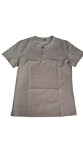 Camiseta moderna para Hombre Talla S Mangas Cortas  Crema