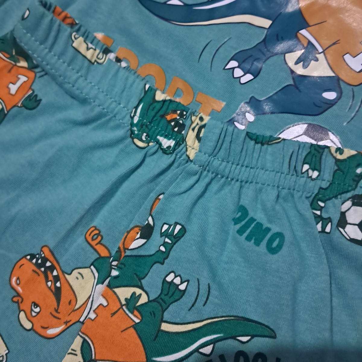 Conjunto de verano para niños Top sin Mangas y Short diseño dinosaurios