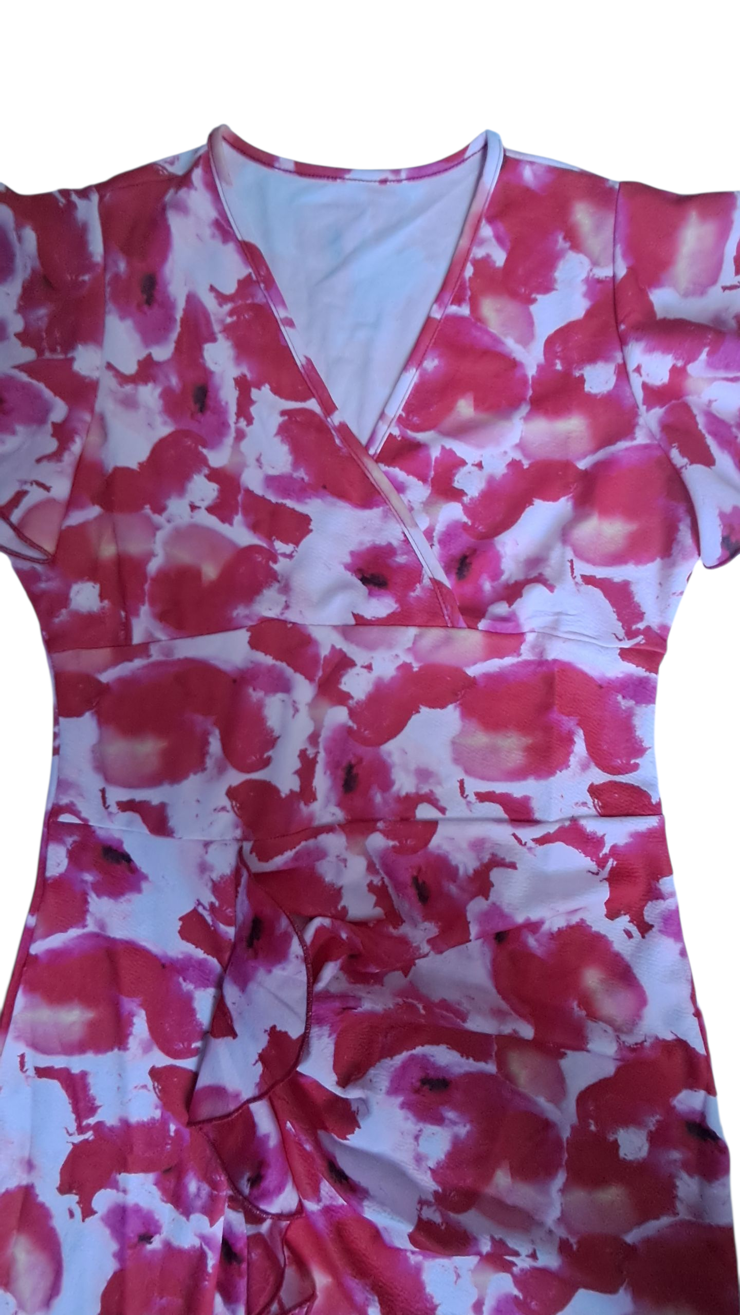 Vestido Casual Moderno Midi Floral