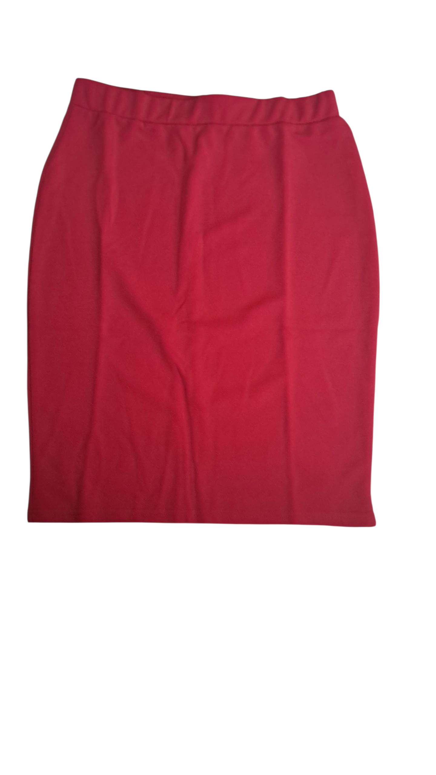 Falda Lapiz Midi Elegante Rojo Talla XL